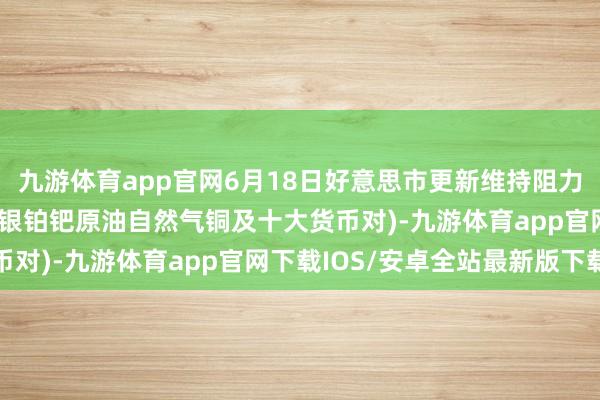 九游体育app官网6月18日好意思市更新维持阻力：18品种维持阻力(金银铂钯原油自然气铜及十大货币对)-九游体育app官网下载IOS/安卓全站最新版下载